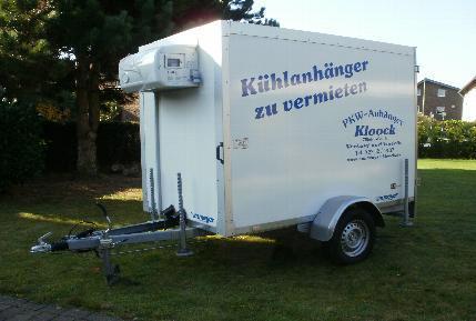 Mietanhänger Kühlkoffer 1300kg WM Meyer