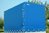 Zubehör - gebrauchte Anhängerhochplane feste Qualität 366x177x175cm blau ohne Spriegel